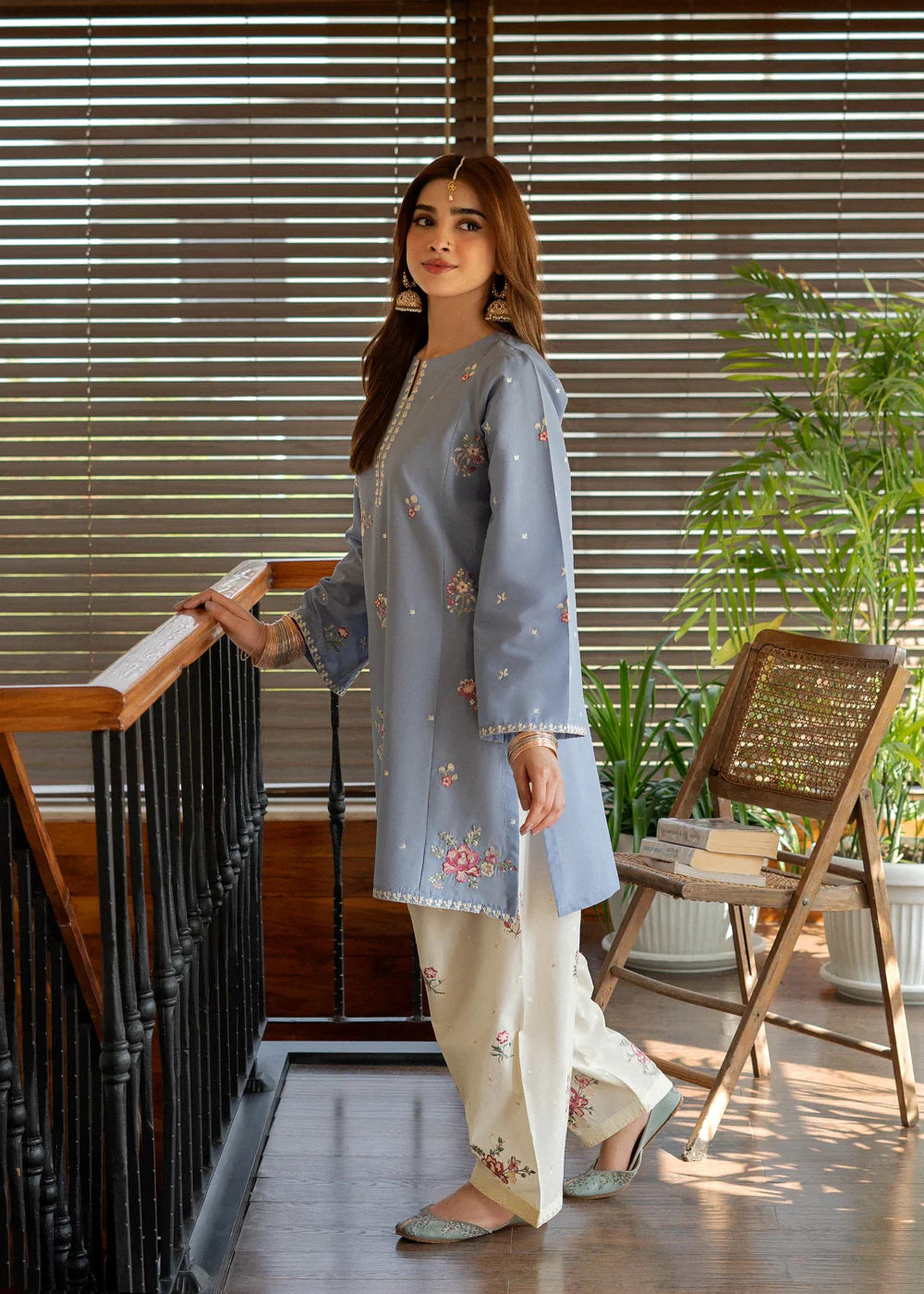 DUREFASHA EMBROIDED 2 PIECE