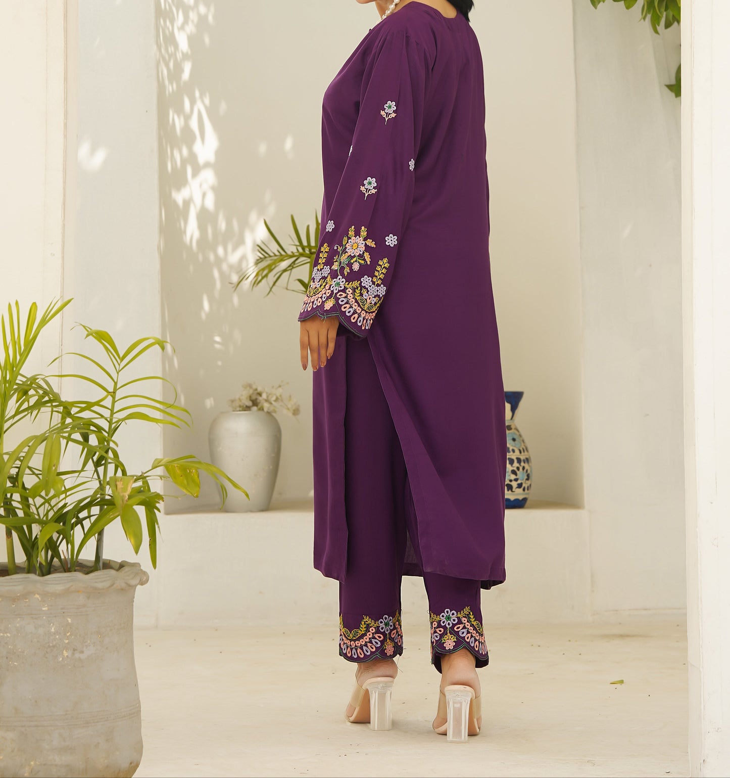 HUMA PURPLE TWO PIECE