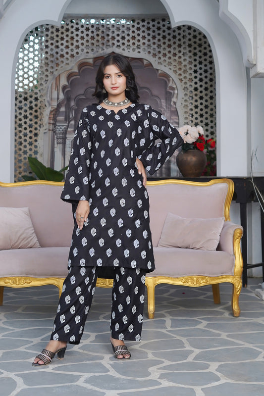 MLAIKAH BLACK 2PCS