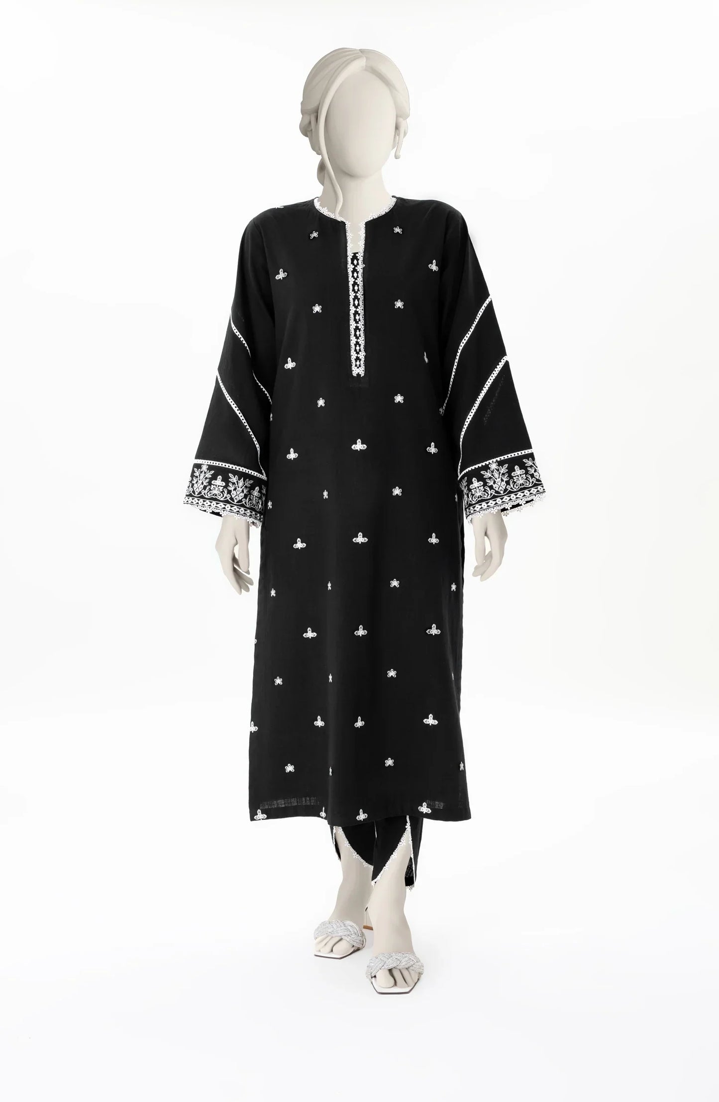 HAROON MTG EMBROIDED 2PSC